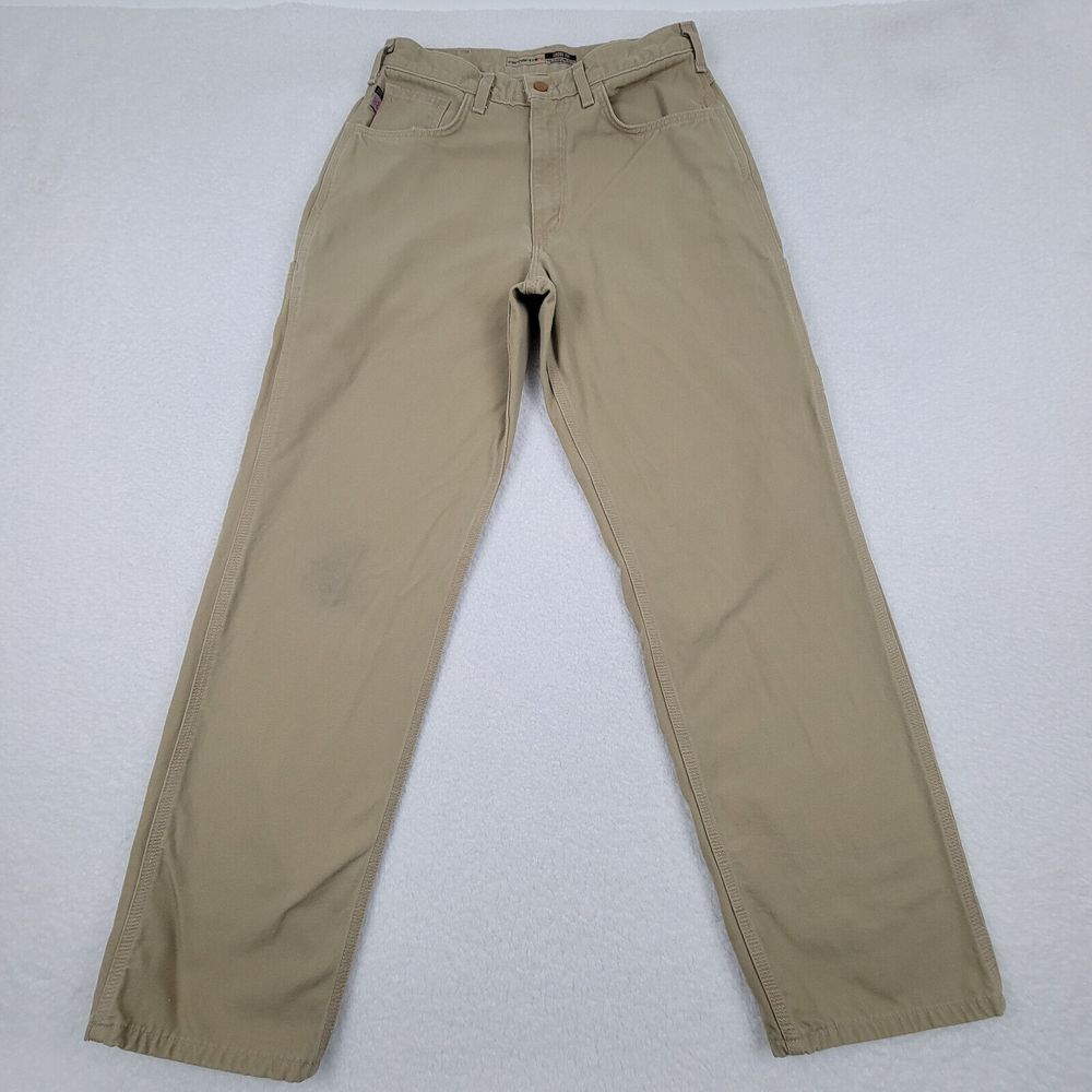 Carhartt‎ FR Midweight Canvas Pant-Loose Mens 29x31.5 FRB159 GKH **READ